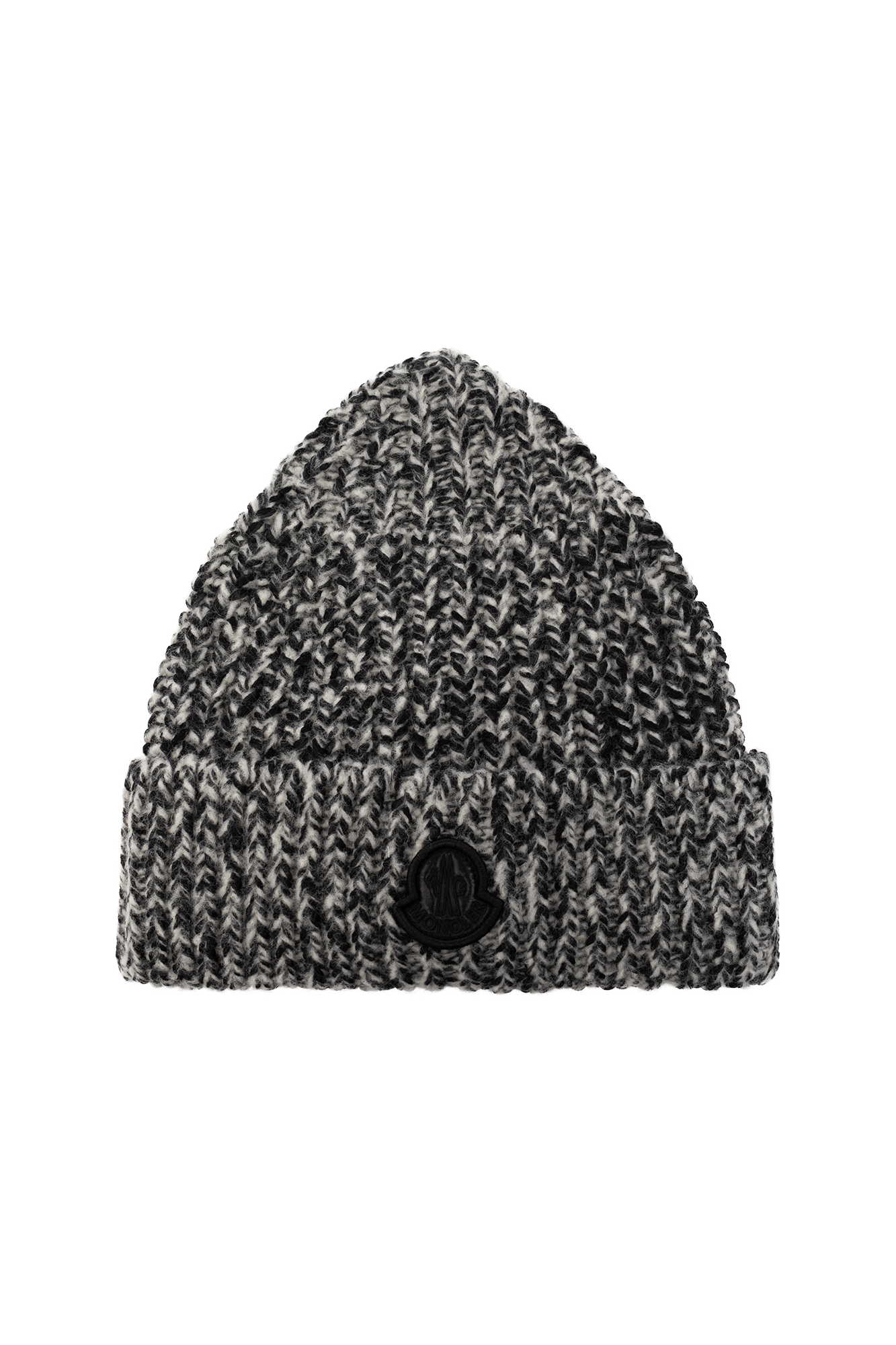 Moncler black beanie hat deals